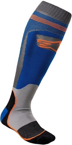 Alpinestars MX Plus-1 Ponožky, modrá/oranžová