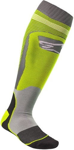 Alpinestars MX Plus-1 Ponožky, žlutá/šedá