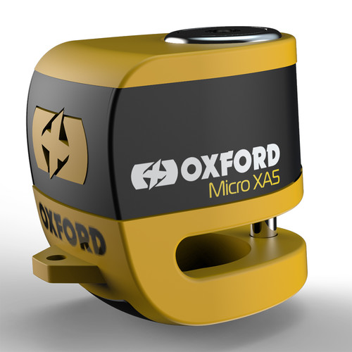 Oxford Micro XA5 Kotoučový zámek s alarmem, čep 5,5mm