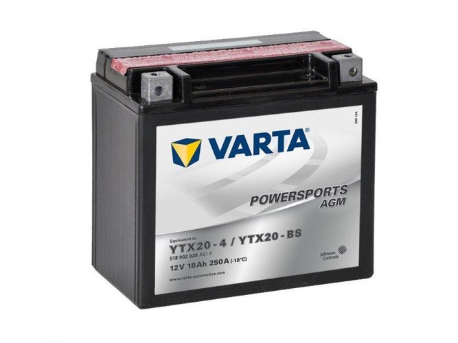 VARTA YTX20-BS, 18Ah, 12V, 518 902