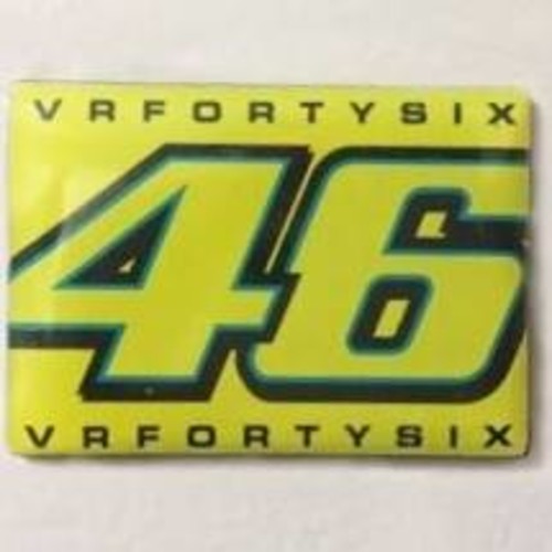 Magnet Valentino Rossi VR46 žlutý PAT601