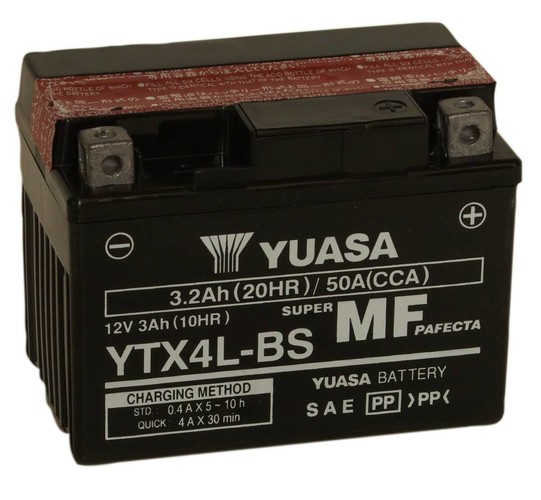 Yuasa YTX4L-BS, 3Ah, 12V