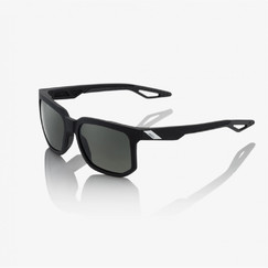 100% Sluneční brýle Centric Soft Tact Black, šedá skla