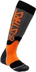 Alpinestars MX Plus-2 Dětské Ponožky, šedá/oranžová