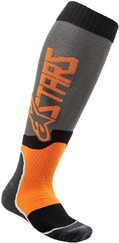 Alpinestars MX Plus-2 Ponožky, šedá/oranžová