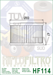 Hiflofiltro HF 114 olejový filtr