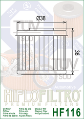 Hiflofiltro HF 116 olejový filtr