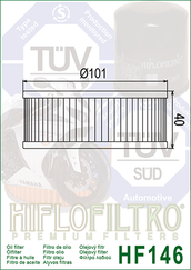 Hiflofiltro HF 146 olejový filtr
