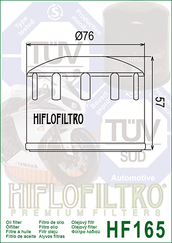 Hiflofiltro HF 165 olejový filtr