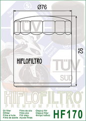 Hiflofiltro HF 170C olejový filtr