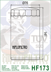 Hiflofiltro HF 173C olejový filtr