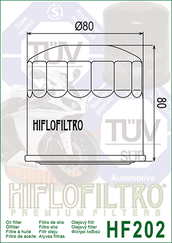 Hiflofiltro HF 202 olejový filtr