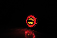 HIGHSIDER ROCKET BULLET LED blinkr, brzdové černá