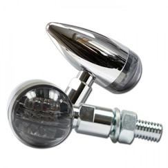 LED blinkry Mini Bullet chrom