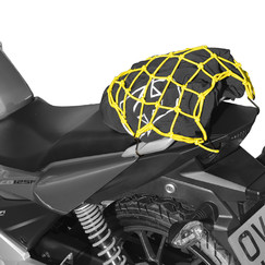 Oxford Pružná zavazadlová síť pro motocykly, 27x25 cm, žlutá/reflexní 