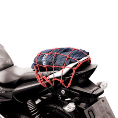 Oxford Pružná zavazadlová síť pro motocykly, 30x30 cm, červená