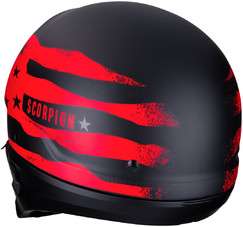 Moto přilba SCORPION EXO-COMBAT ROOKIE matná černo/červená