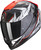 Moto přilba SCORPION EXO-1400 CARBON AIR ARANEA černo/neonově červená