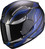 Moto přilba SCORPION EXO-390 BOOST matná černo/stříbrno/modrá