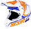 Moto přilba SCORPION VX-16 AIR ERNEE bílo/oranžovo/modrá